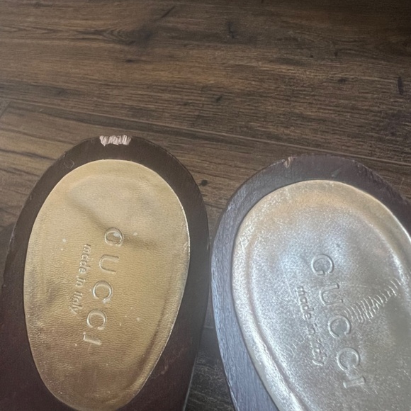 Gucci Beige GG Canvas Icon Clog Sandals - Picture 8 of 8